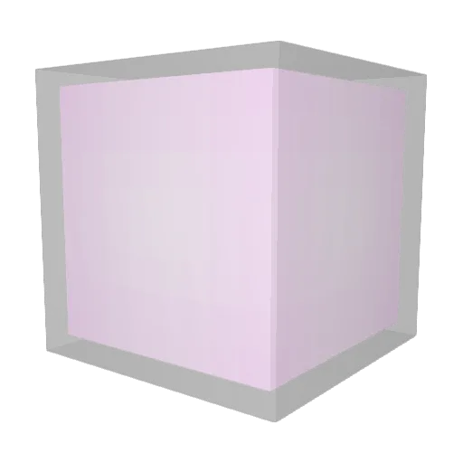Crystal5782 Minecraft avatar head, 3D render