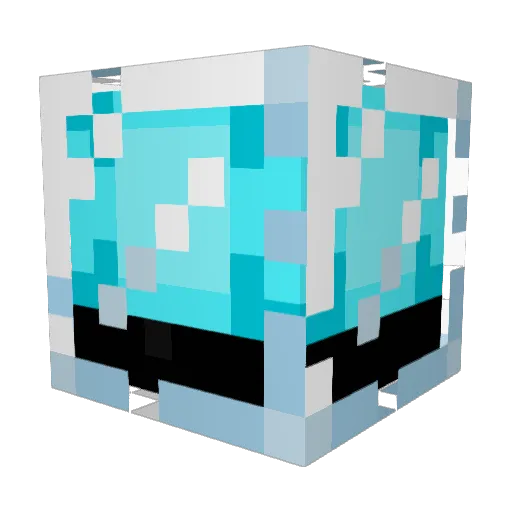 CrystalGod353 Minecraft avatar head, 3D render