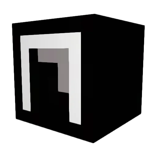 CrystalRay Minecraft avatar head, 3D render