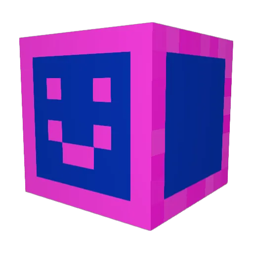 CrystalSwort Minecraft avatar head, 3D render