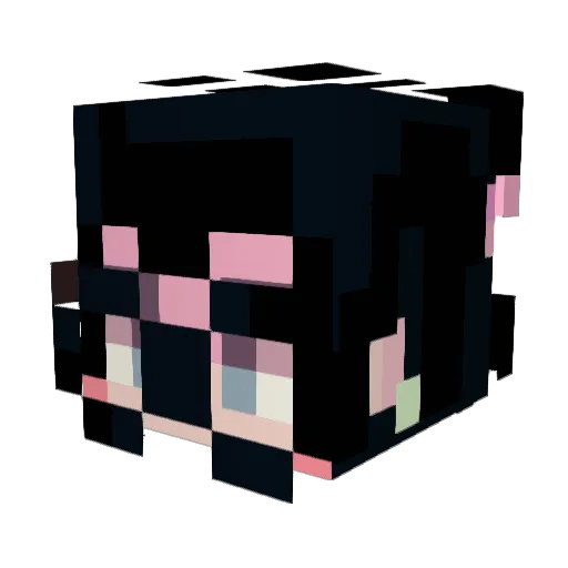 Crystal_Crypt Minecraft avatar head, 3D render