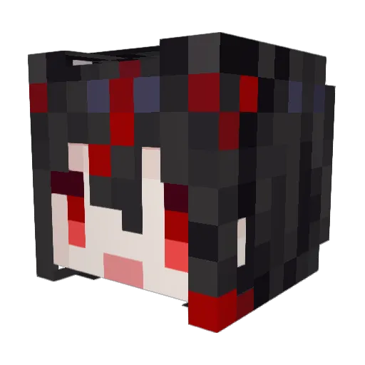 Crystal_Reverie Minecraft avatar head, 3D render