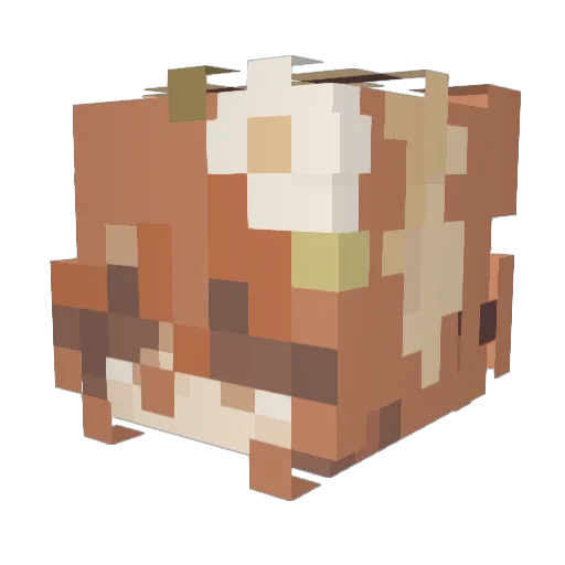 Crystal_ZeldA Minecraft avatar head, 3D render