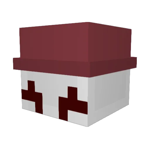 CryysYT Minecraft avatar head, 3D render