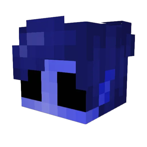 CsBlast Minecraft avatar head, 3D render