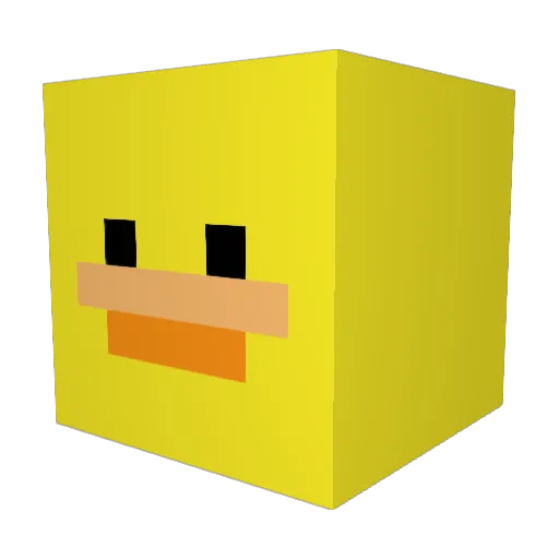 CsakCsabi Minecraft avatar head, 3D render