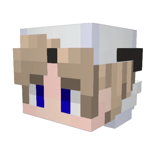Csakakispest697 Minecraft avatar head, 3D render