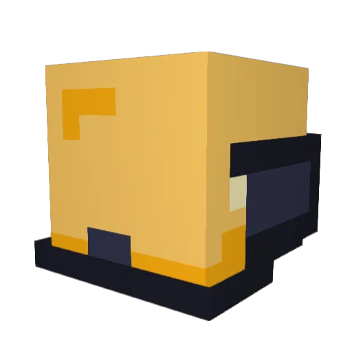 Csbefo Minecraft avatar head, 3D render