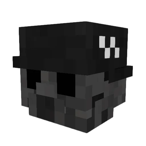 Csessk Minecraft avatar head, 3D render