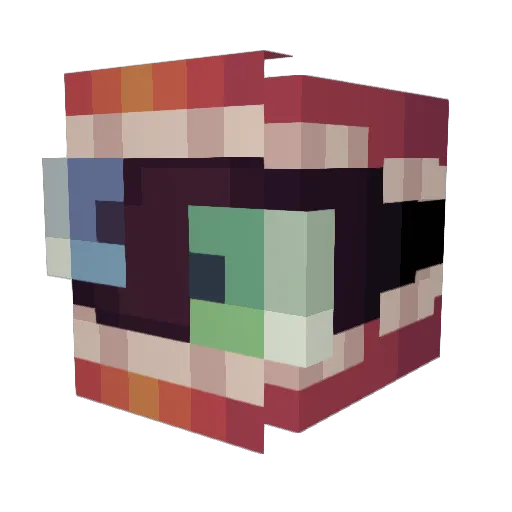 Cshongi_0123 Minecraft avatar head, 3D render