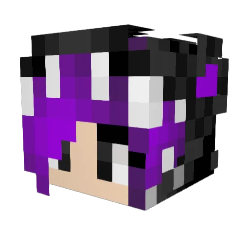 CsiDuffy Minecraft avatar head, 3D render