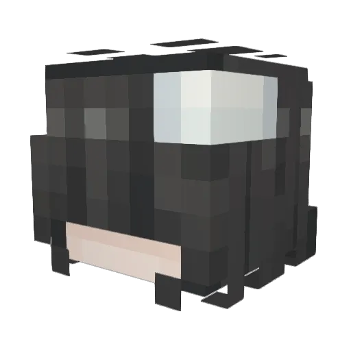 Csift Minecraft avatar head, 3D render