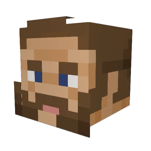 CsitiDave Minecraft avatar head, 3D render