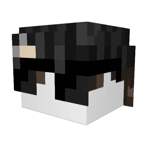 Csizzy Minecraft avatar head, 3D render