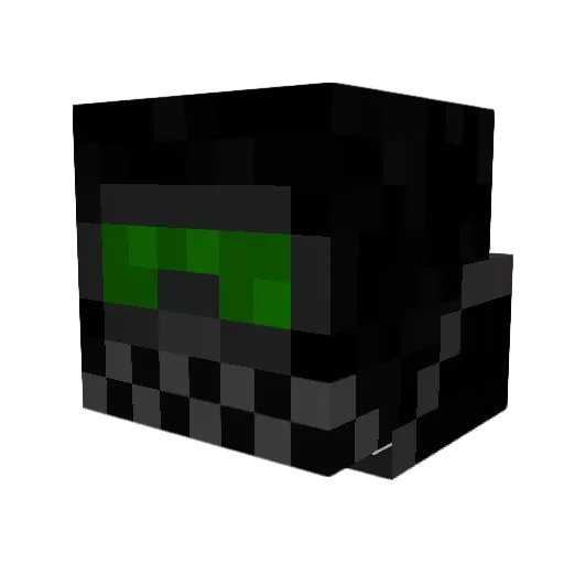 Csniper95 Minecraft avatar head, 3D render