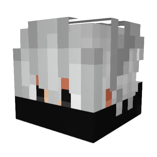 CsomagoltSzar Minecraft avatar head, 3D render