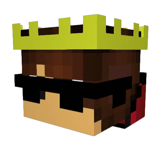 CsontiGame16 Minecraft avatar head, 3D render