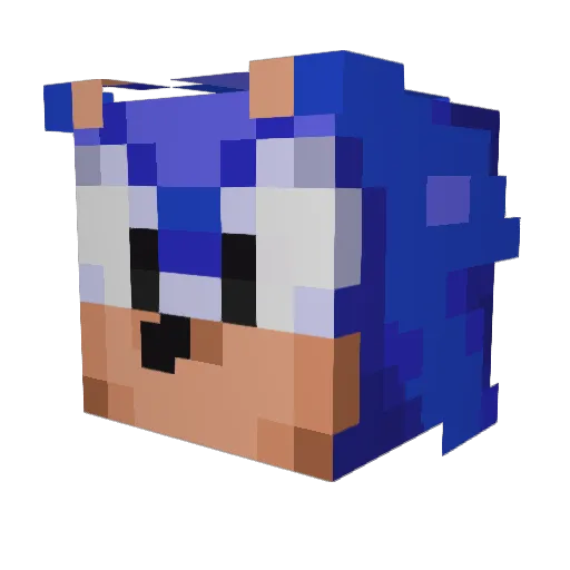 Csteer12 Minecraft avatar head, 3D render