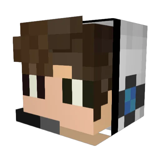 Cswolfe107 Minecraft avatar head, 3D render