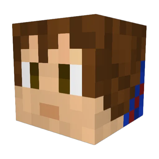 Ctbrown8 Minecraft avatar head, 3D render