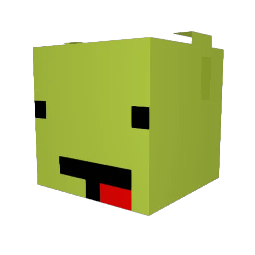 CtheStars Minecraft avatar head, 3D render