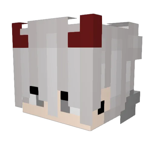 Ctheyarngirl Minecraft avatar head, 3D render