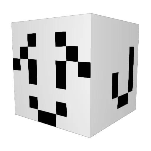 Cthonion Minecraft avatar head, 3D render