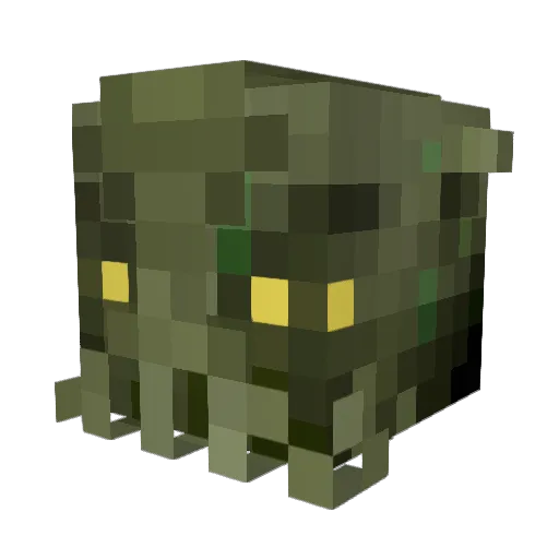 CthulhuTheSavior Minecraft avatar head, 3D render