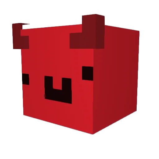 Cthullu23 Minecraft avatar head, 3D render