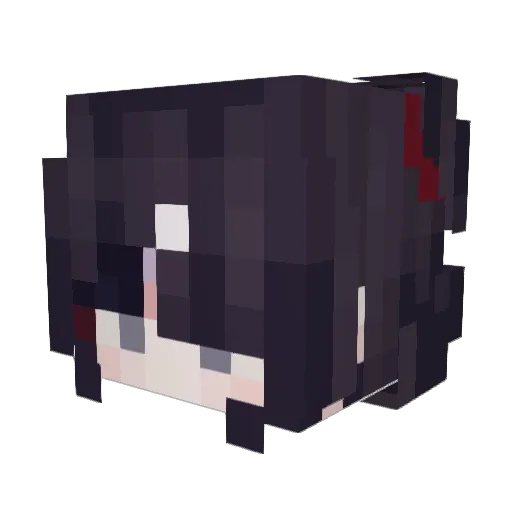 Cthylla0 Minecraft avatar head, 3D render