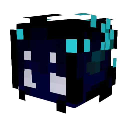 Ctimene Minecraft avatar head, 3D render