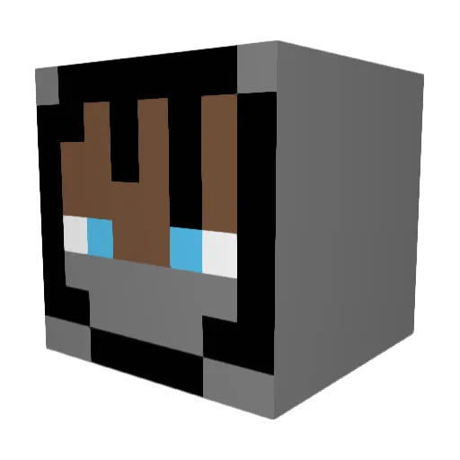 CtlCDMG Minecraft avatar head, 3D render