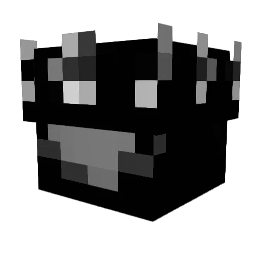 Ctr0ns Minecraft avatar head, 3D render