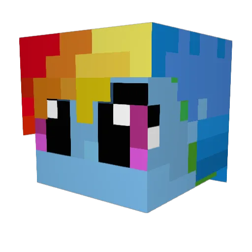 CtrlIsBae Minecraft avatar head, 3D render