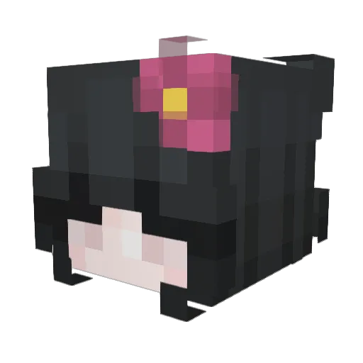 Ctrlprocessu Minecraft avatar head, 3D render