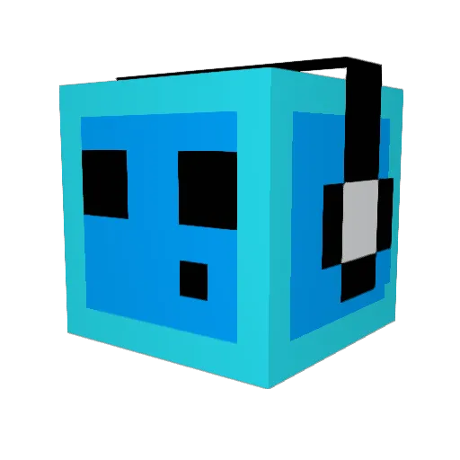 CuBeXx82 Minecraft avatar head, 3D render