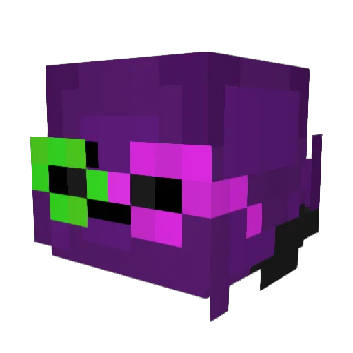 CuCuCrusher Minecraft avatar head, 3D render