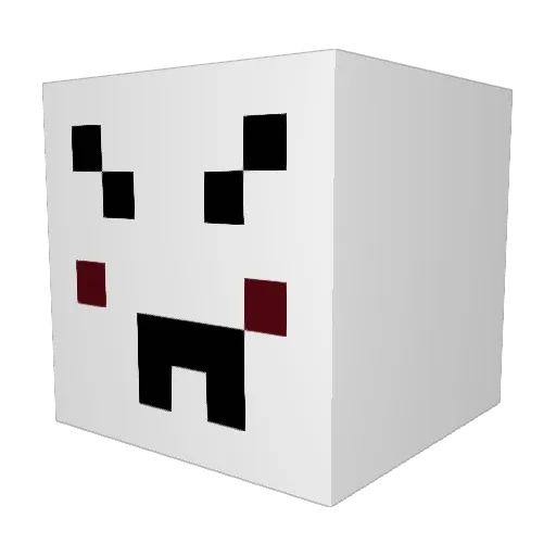 CuJo2 Minecraft avatar head, 3D render
