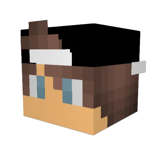 CuZzImUnleqit Minecraft avatar head, 3D render