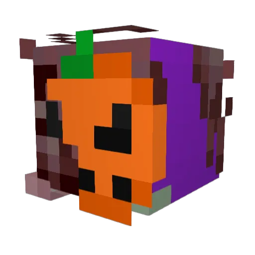 Cuackleb Minecraft avatar head, 3D render