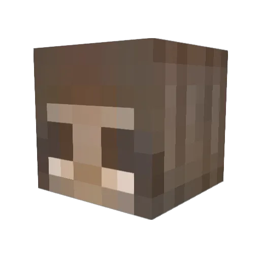Cuari_0ut_ofit Minecraft avatar head, 3D render