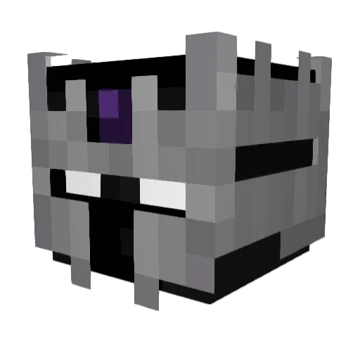 Cub1cK Minecraft avatar head, 3D render