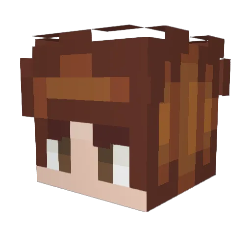 Cuba963 Minecraft avatar head, 3D render