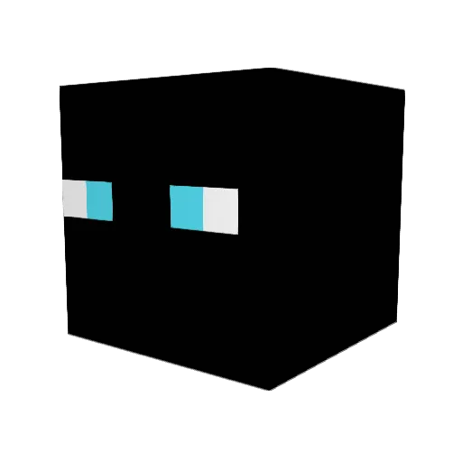 CubaBlackCherry Minecraft avatar head, 3D render