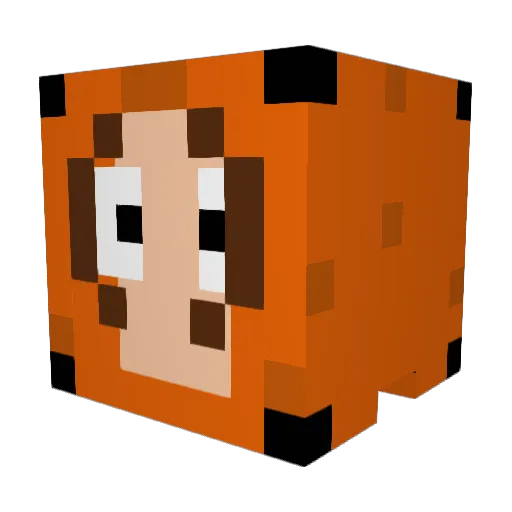 CubanKenny Minecraft avatar head, 3D render