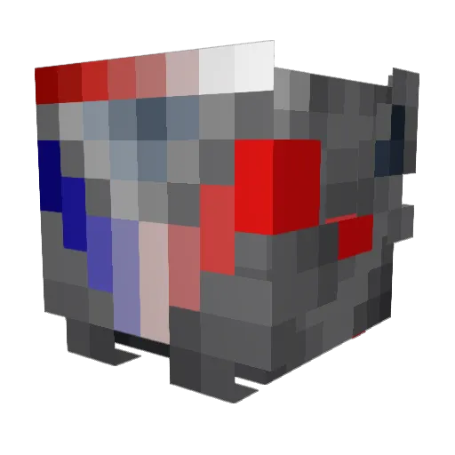 Cubano05 Minecraft avatar head, 3D render