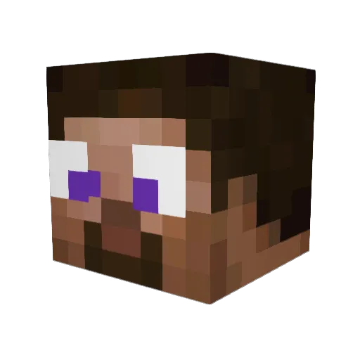 Cube561 Minecraft avatar head, 3D render