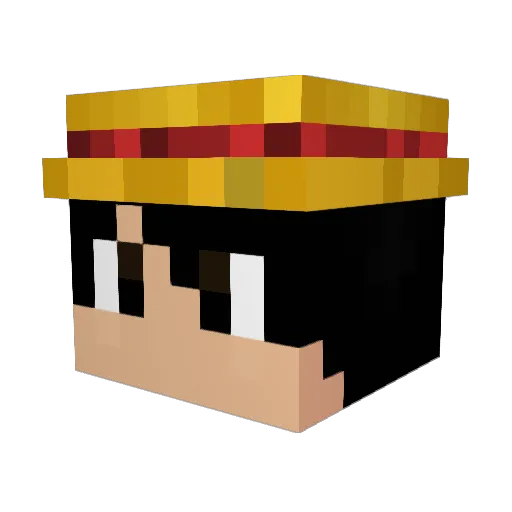 CubeArch5 Minecraft avatar head, 3D render