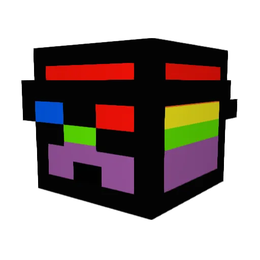 CubeDude3 Minecraft avatar head, 3D render