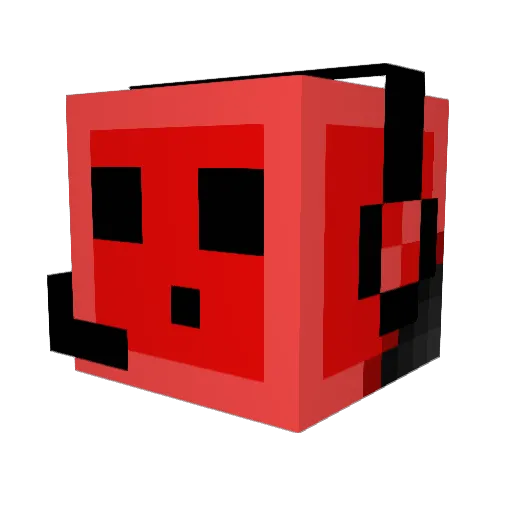 CubeMasterK Minecraft avatar head, 3D render